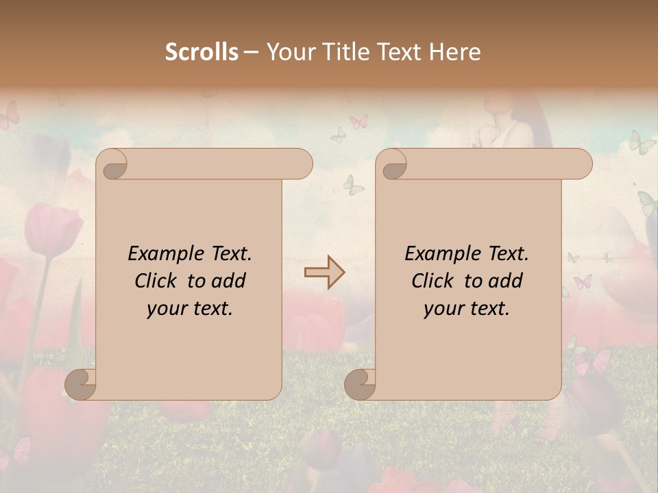 Dream Grunge Beautiful PowerPoint Template