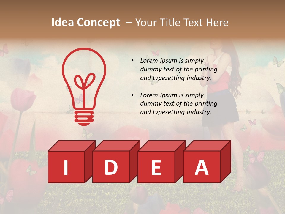 Dream Grunge Beautiful PowerPoint Template