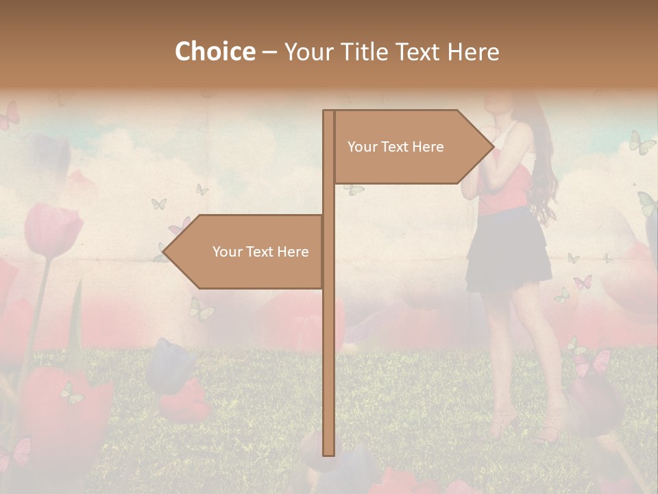 Dream Grunge Beautiful PowerPoint Template