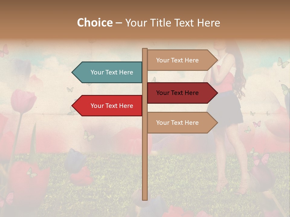 Dream Grunge Beautiful PowerPoint Template