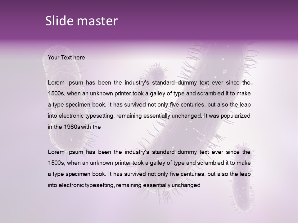 Render Cell Organism PowerPoint Template