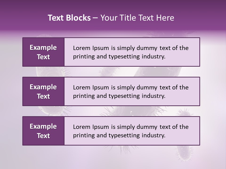 Render Cell Organism PowerPoint Template