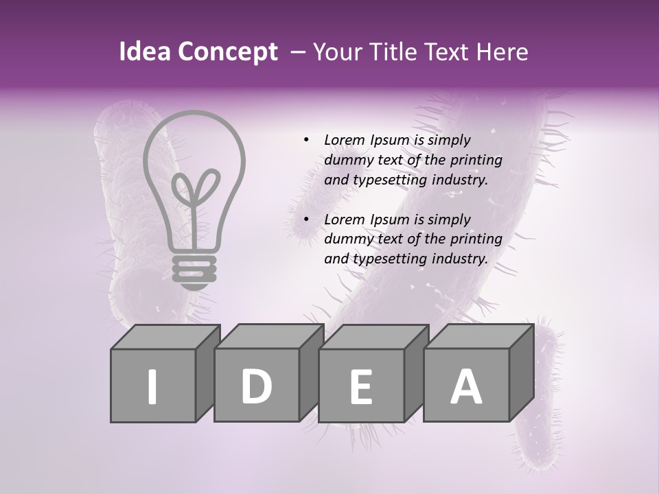 Render Cell Organism PowerPoint Template