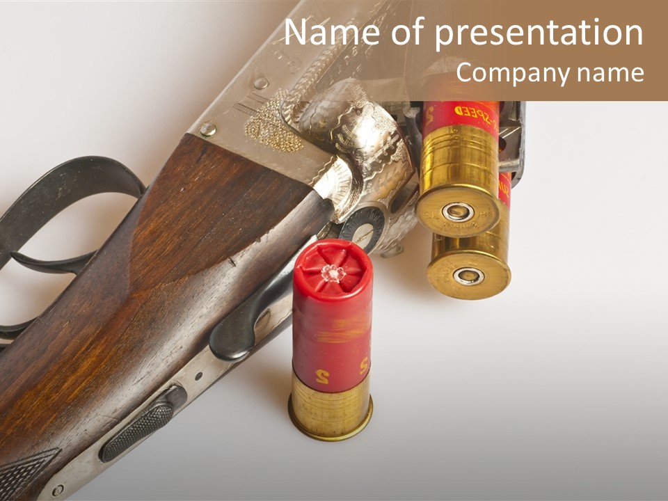 Fire Fixture Munition PowerPoint Template