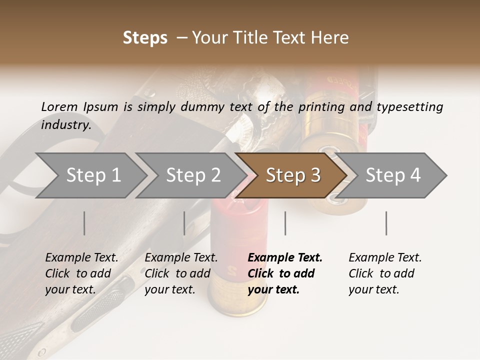 Fire Fixture Munition PowerPoint Template
