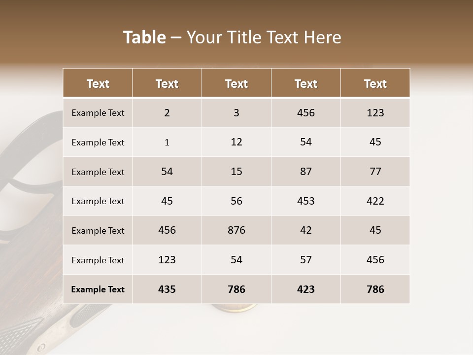 Fire Fixture Munition PowerPoint Template