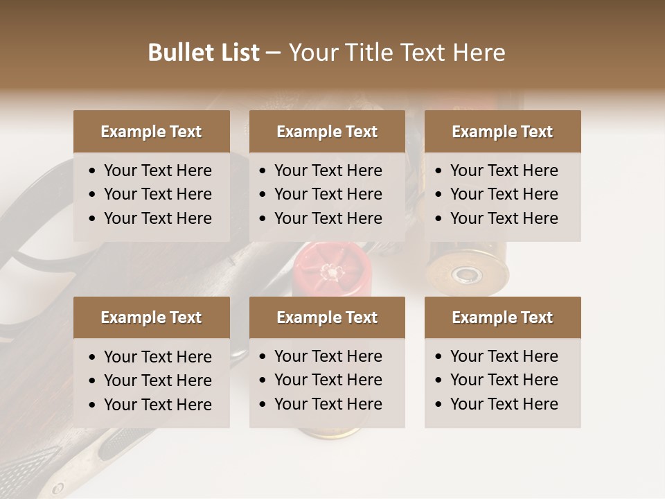 Fire Fixture Munition PowerPoint Template