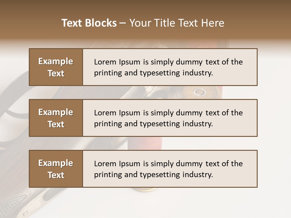 Fire Fixture Munition PowerPoint Template