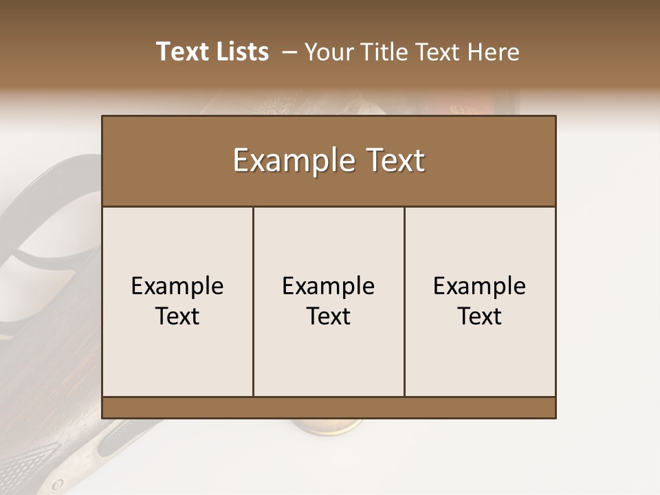 Fire Fixture Munition PowerPoint Template