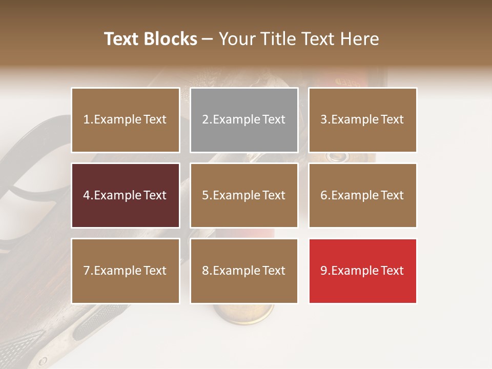Fire Fixture Munition PowerPoint Template