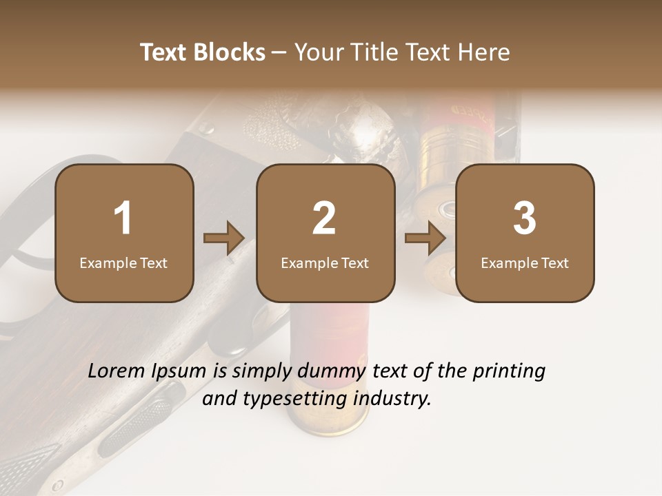 Fire Fixture Munition PowerPoint Template