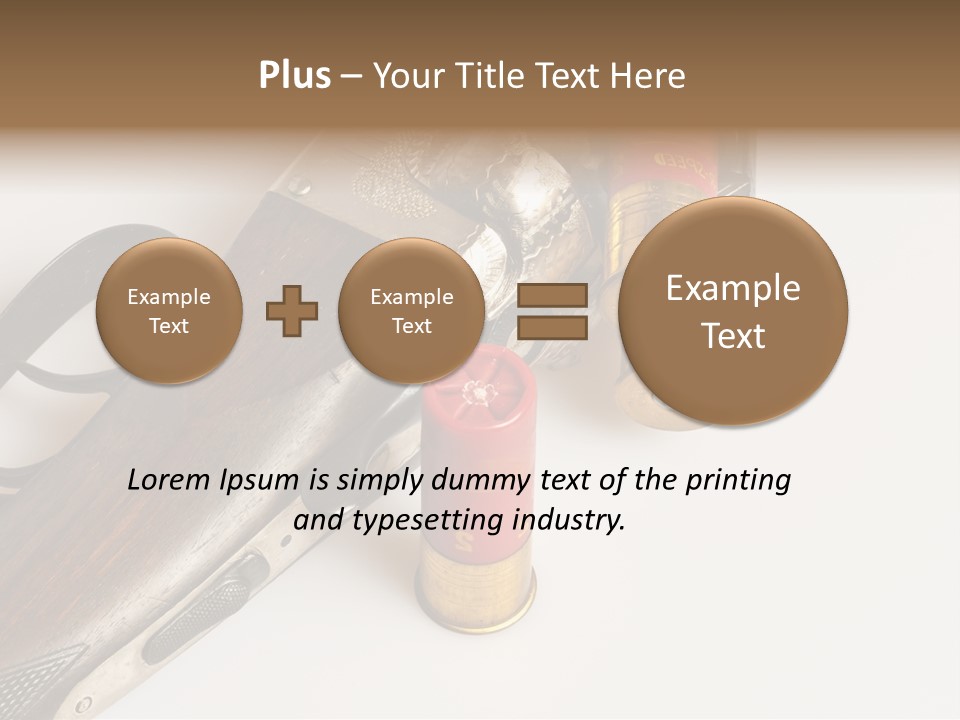 Fire Fixture Munition PowerPoint Template