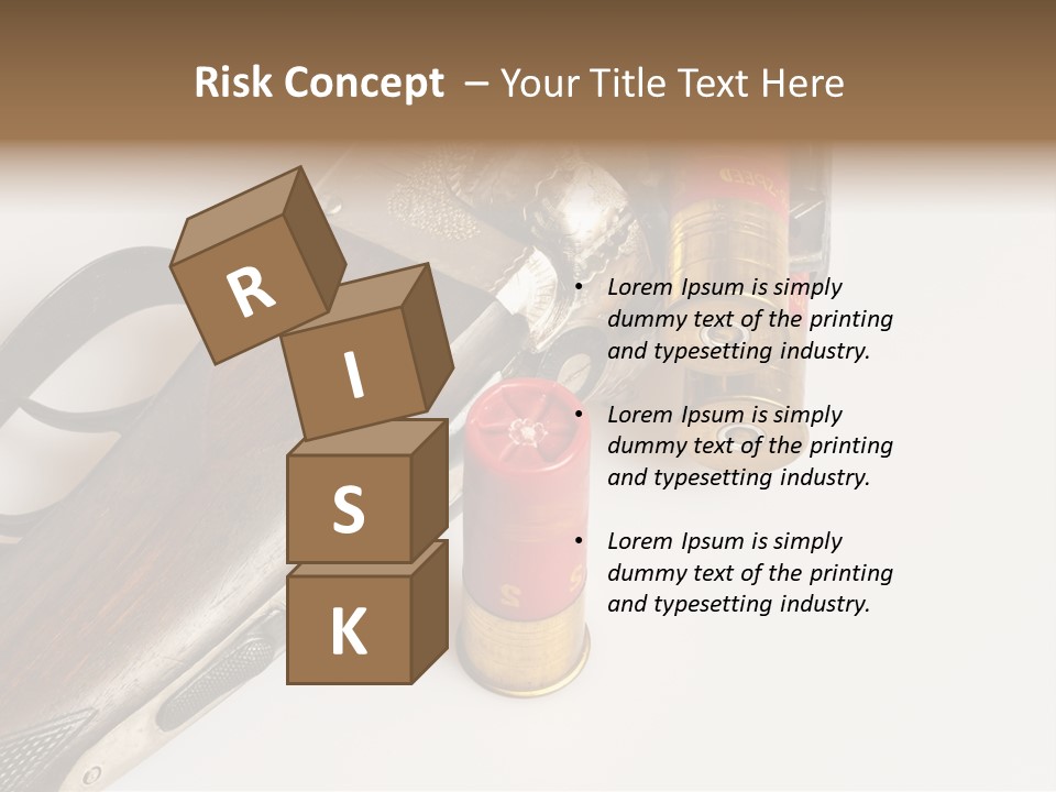 Fire Fixture Munition PowerPoint Template