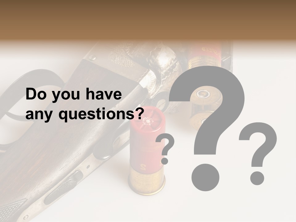 Fire Fixture Munition PowerPoint Template