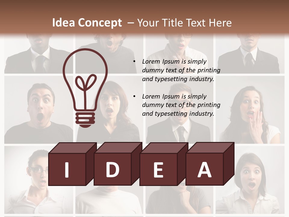 Wonder Visage Amazing PowerPoint Template