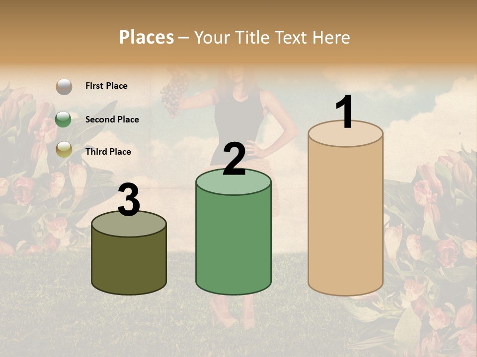 Grunge Aged Beauty PowerPoint Template