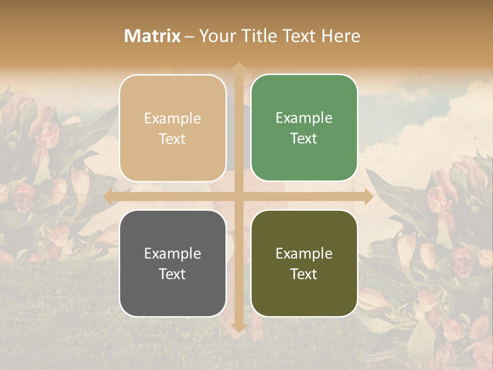 Grunge Aged Beauty PowerPoint Template