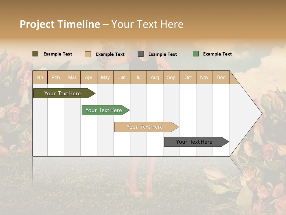 Grunge Aged Beauty PowerPoint Template