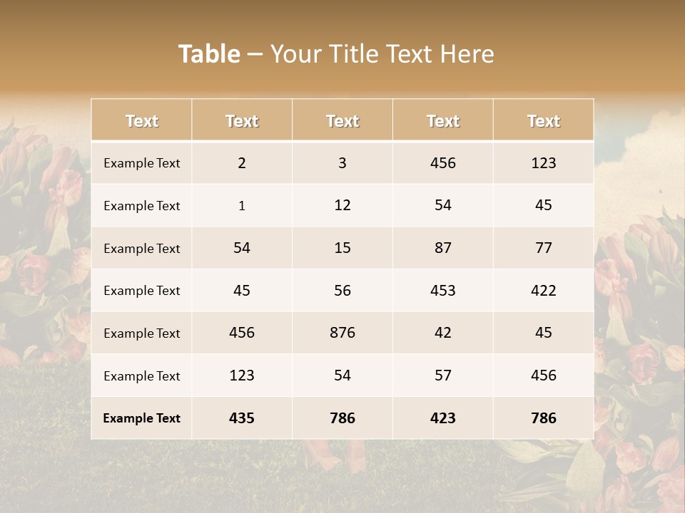 Grunge Aged Beauty PowerPoint Template