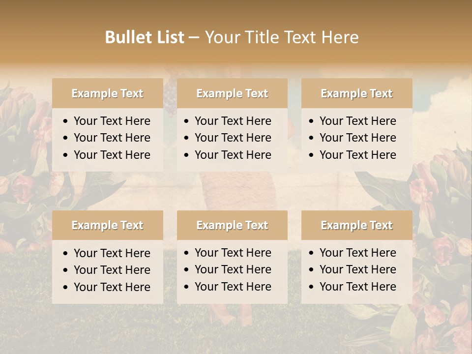 Grunge Aged Beauty PowerPoint Template