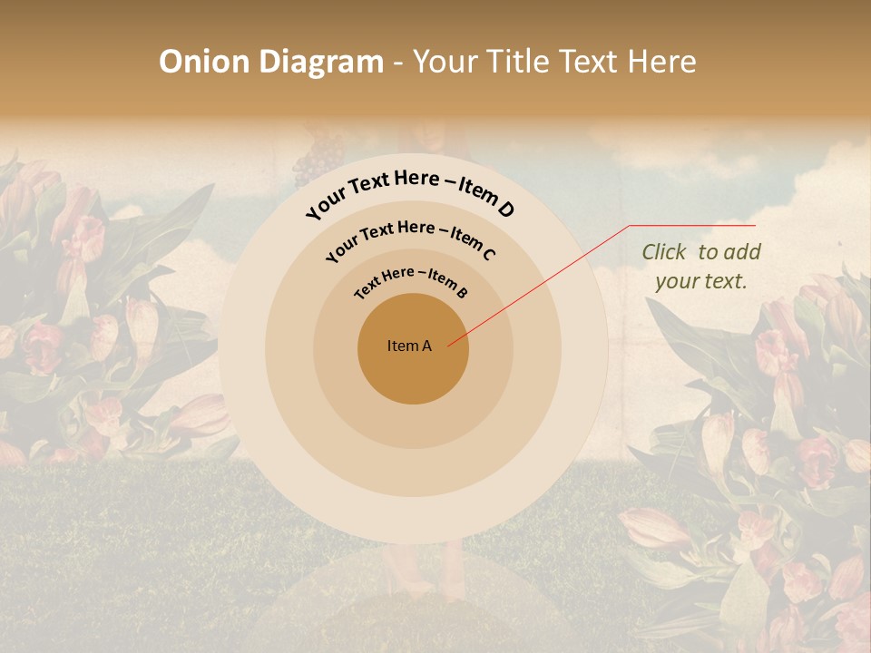 Grunge Aged Beauty PowerPoint Template