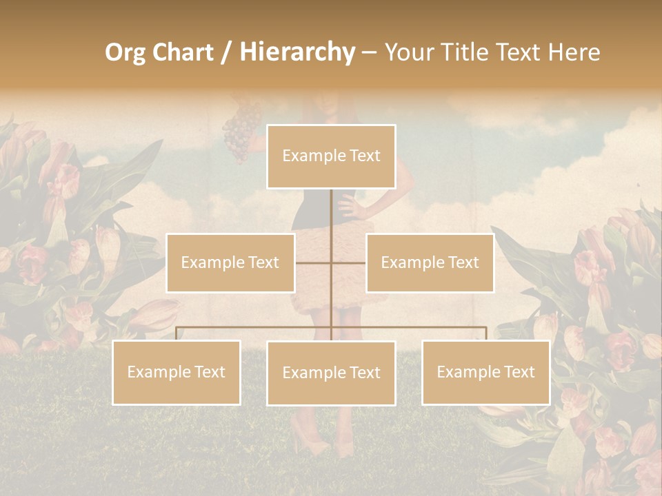Grunge Aged Beauty PowerPoint Template