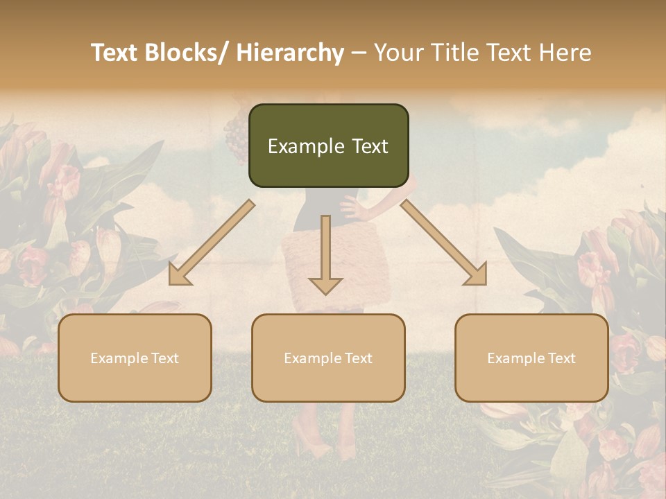 Grunge Aged Beauty PowerPoint Template