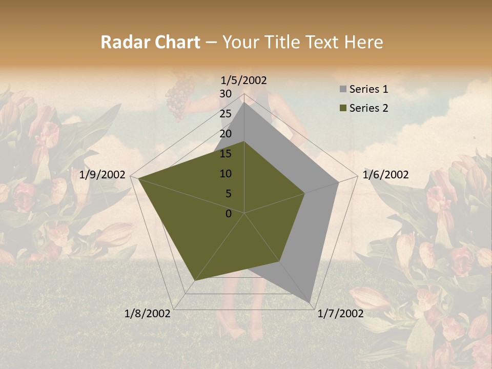 Grunge Aged Beauty PowerPoint Template