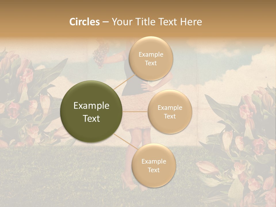 Grunge Aged Beauty PowerPoint Template