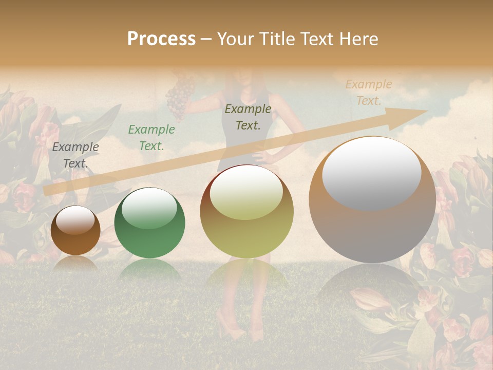 Grunge Aged Beauty PowerPoint Template