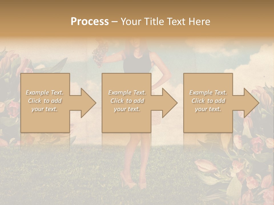 Grunge Aged Beauty PowerPoint Template