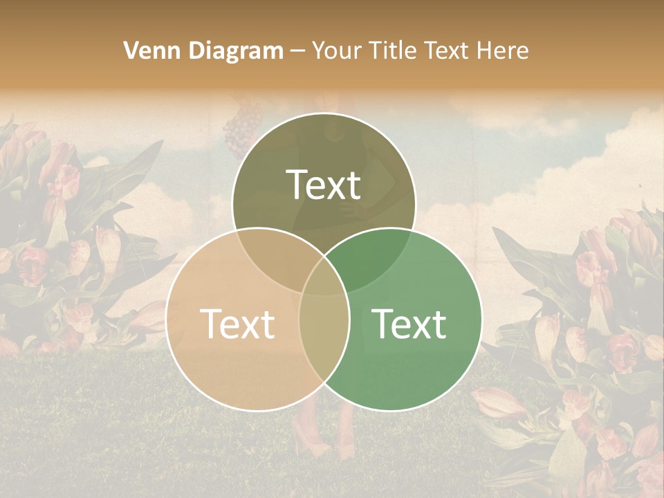 Grunge Aged Beauty PowerPoint Template