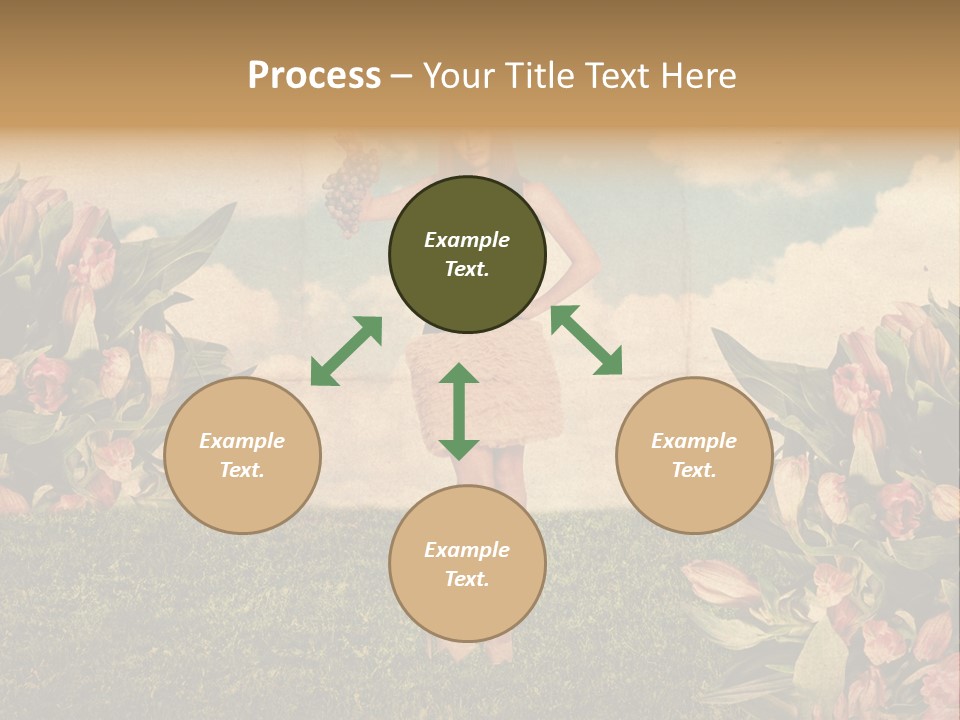 Grunge Aged Beauty PowerPoint Template