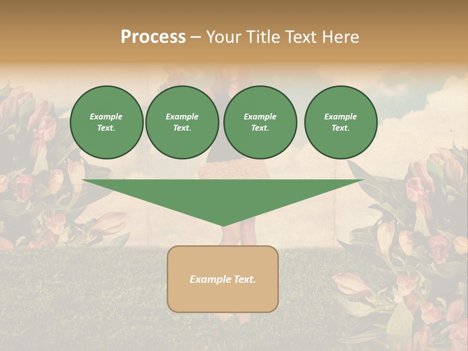 Grunge Aged Beauty PowerPoint Template