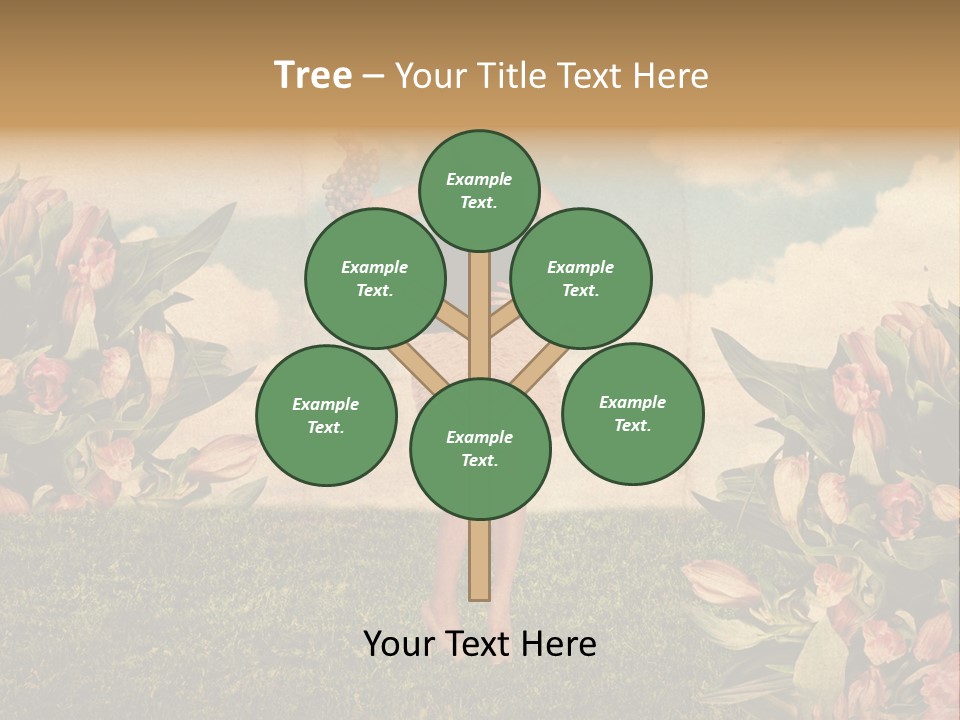 Grunge Aged Beauty PowerPoint Template