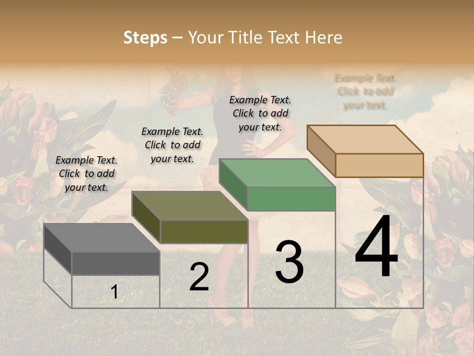 Grunge Aged Beauty PowerPoint Template