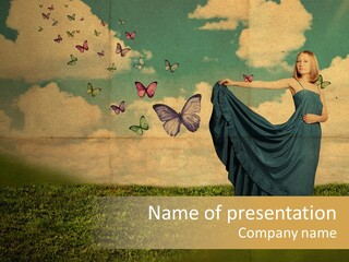 Glamour Design Old PowerPoint Template