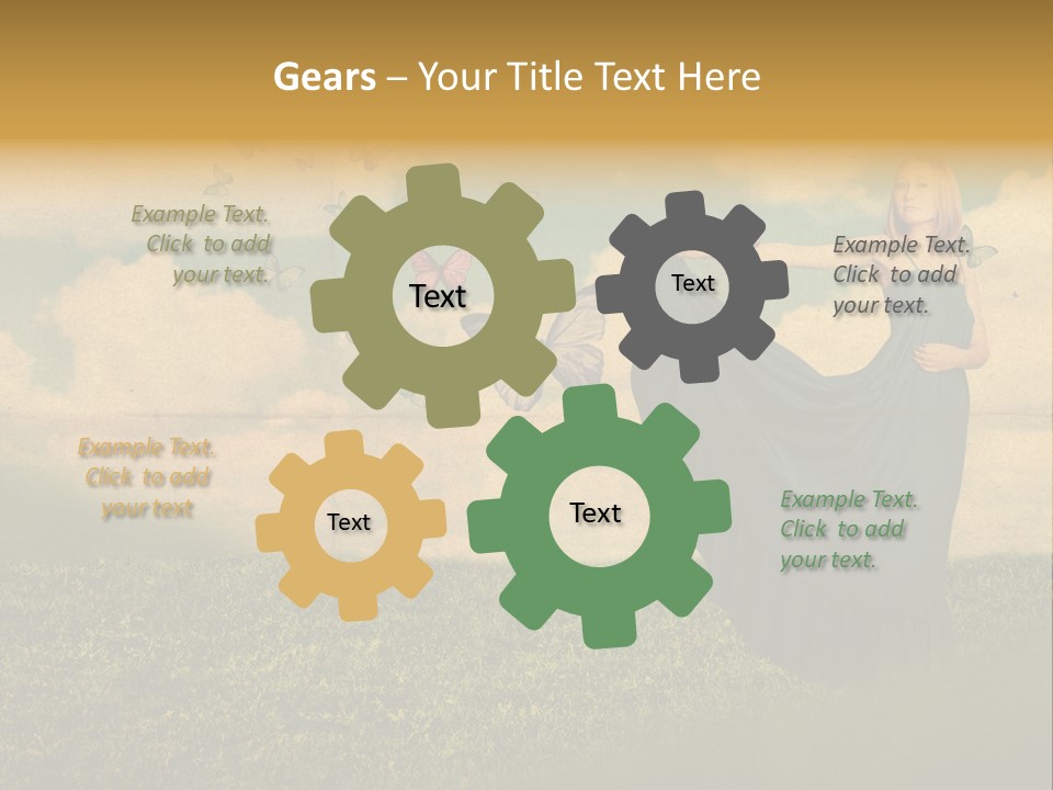 Glamour Design Old PowerPoint Template