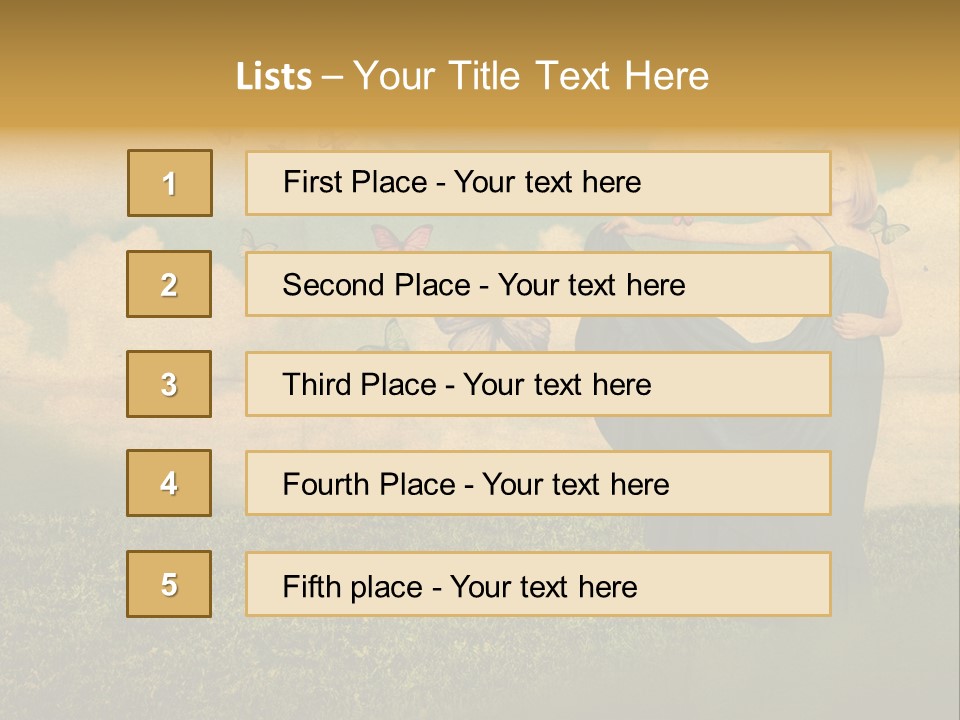 Glamour Design Old PowerPoint Template