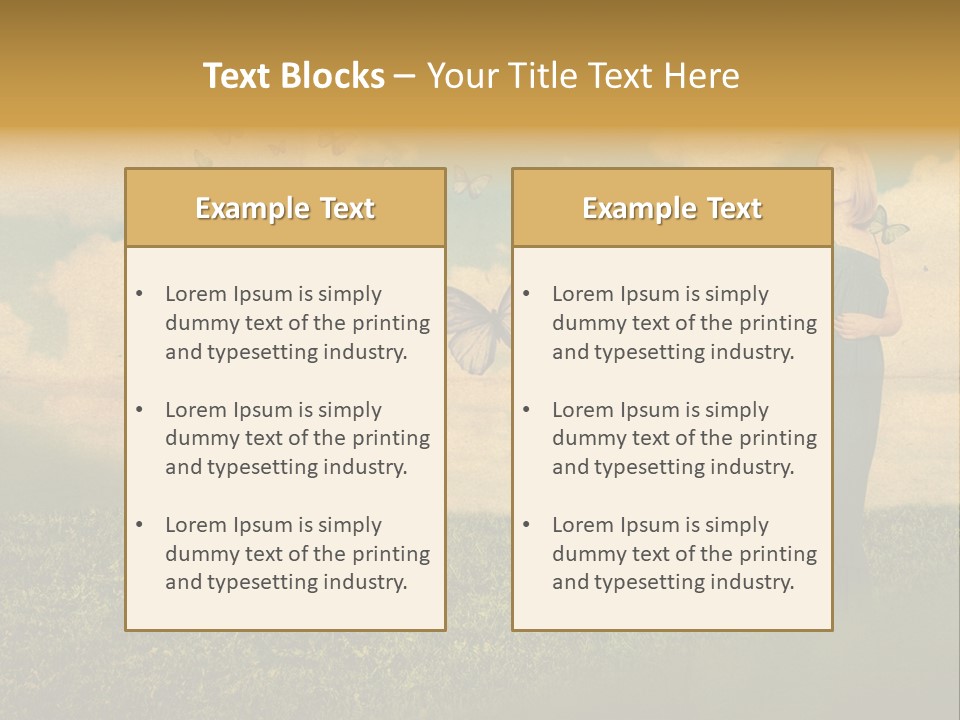 Glamour Design Old PowerPoint Template