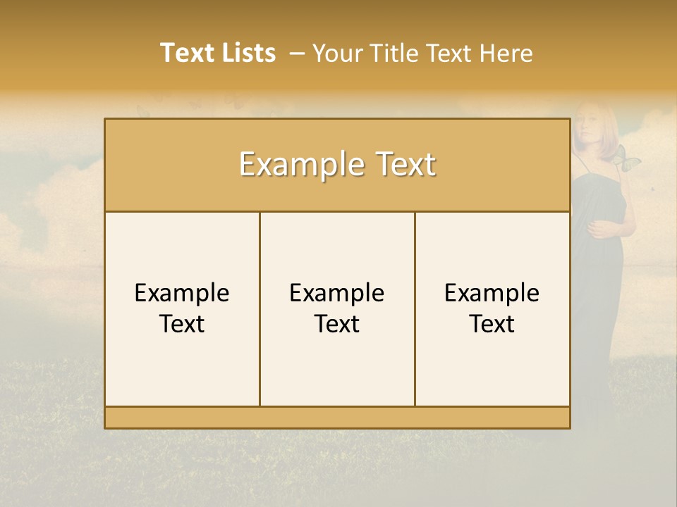 Glamour Design Old PowerPoint Template