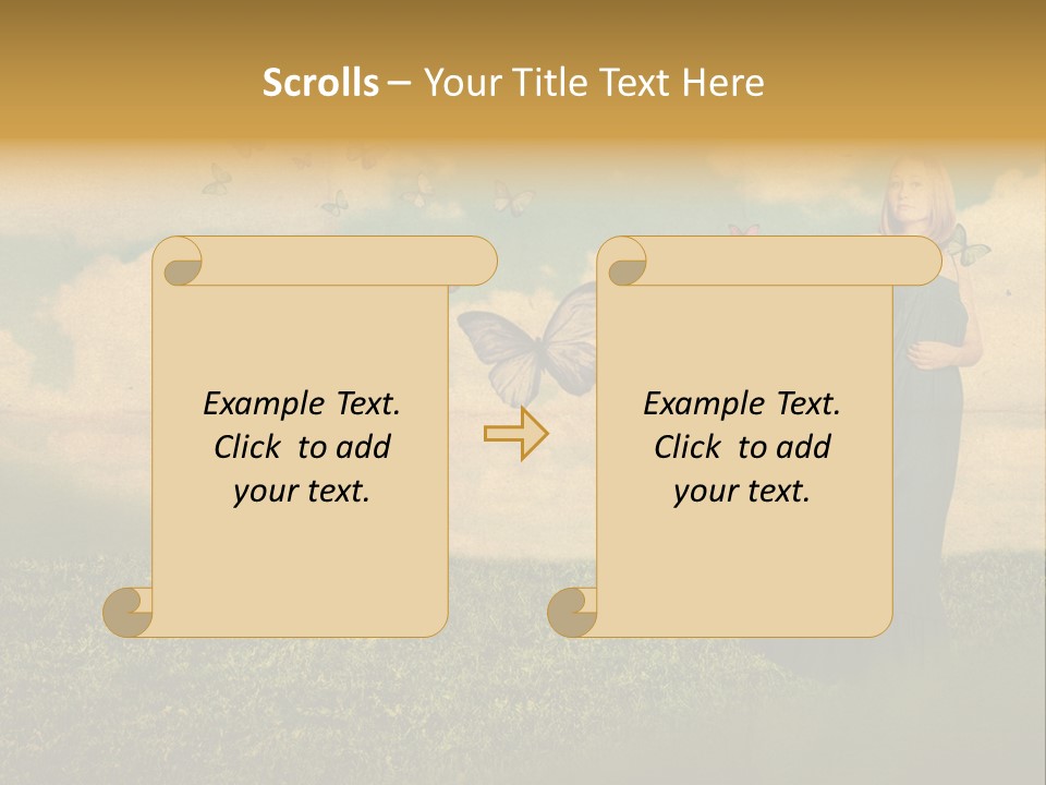 Glamour Design Old PowerPoint Template