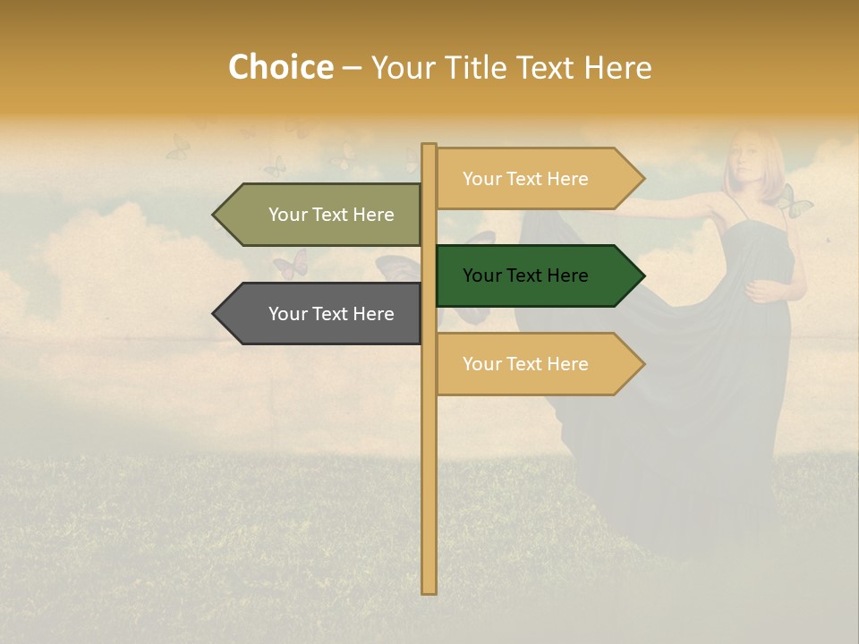 Glamour Design Old PowerPoint Template