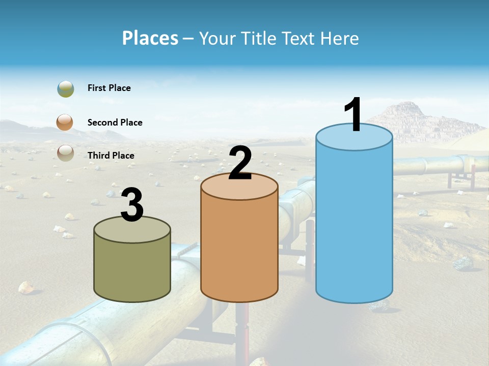 Delivery Pump Petrol PowerPoint Template