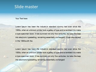 Delivery Pump Petrol PowerPoint Template