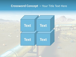 Delivery Pump Petrol PowerPoint Template