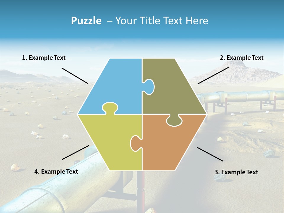 Delivery Pump Petrol PowerPoint Template