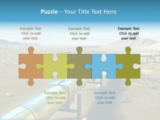 Delivery Pump Petrol PowerPoint Template