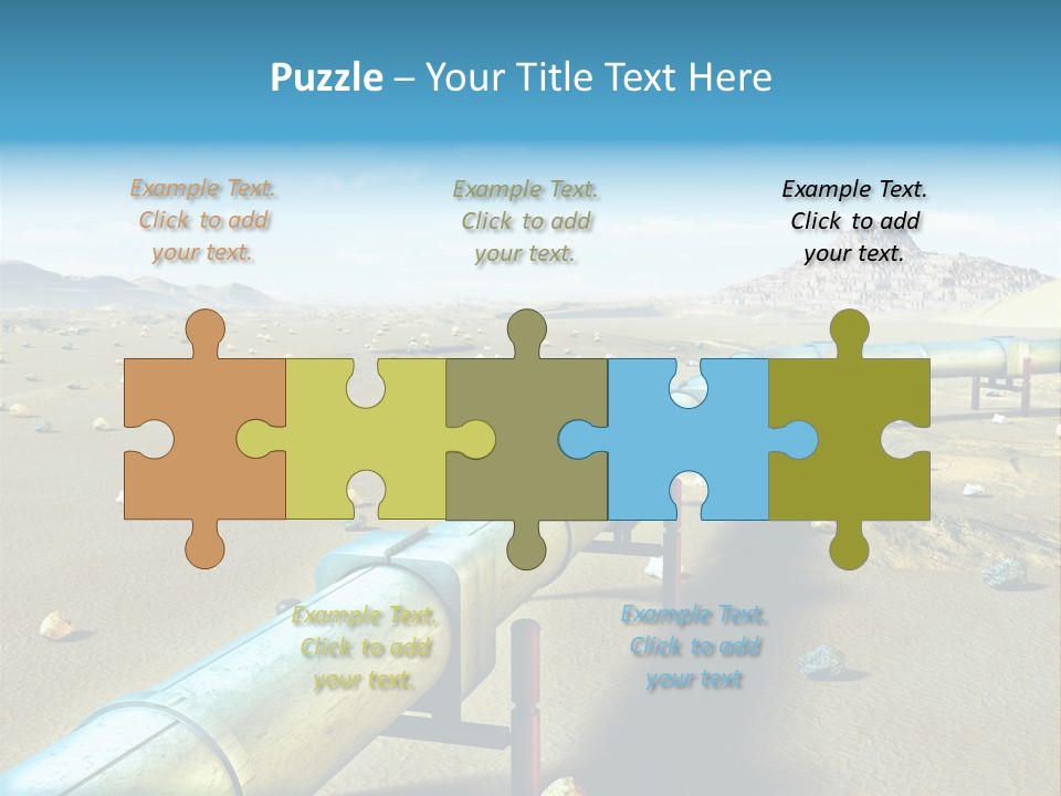 Delivery Pump Petrol PowerPoint Template