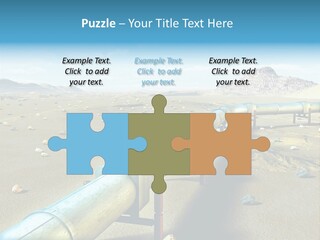 Delivery Pump Petrol PowerPoint Template